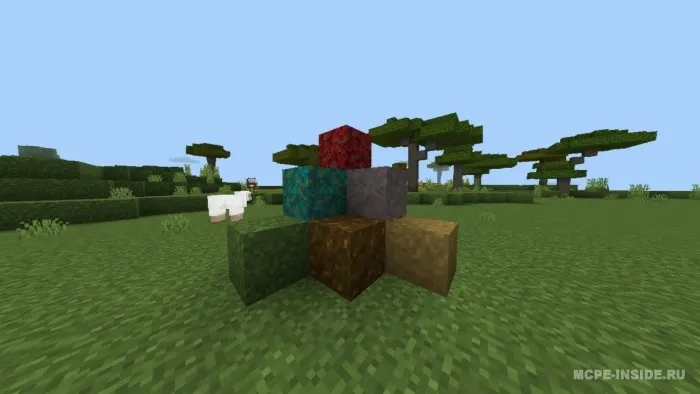 Yon tomoni o'tli bloklar — Minecraft tekstura, rasm 4