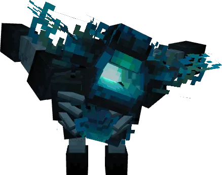 Qayta ishlangan Warden — Minecraft tekstura, rasm 1
