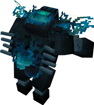 Qayta ishlangan Warden — Minecraft tekstura, rasm 2