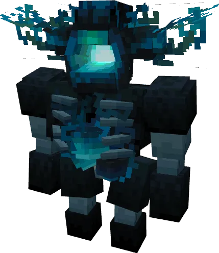 Qayta ishlangan Warden — Minecraft tekstura, rasm 4