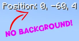 Shaffof interfeys — Minecraft tekstura, rasm 1