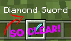 Shaffof interfeys — Minecraft tekstura, rasm 2
