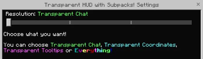 Shaffof interfeys — Minecraft tekstura, rasm 4