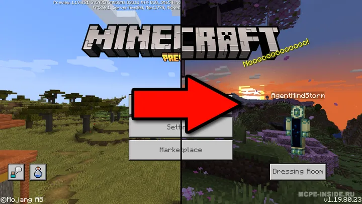 Ortiqcha matnni yashirish — Minecraft tekstura, rasm 1