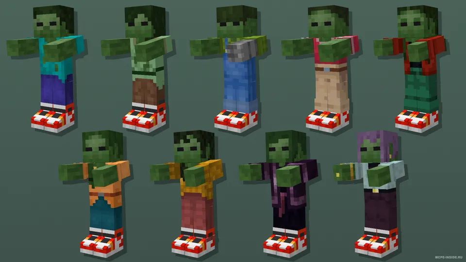 Yaxshilangan moblar — Minecraft tekstura, rasm 4