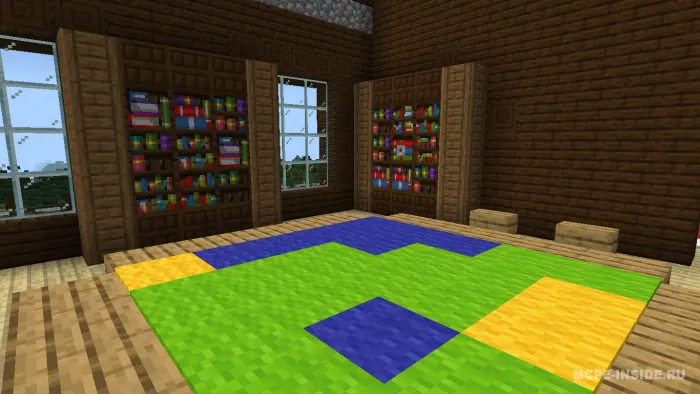 Yangi kitob javonlari — Minecraft tekstura, rasm 2