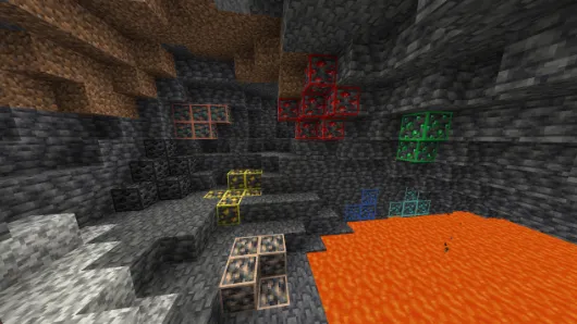 Rudalar konturi — Minecraft tekstura, rasm 2