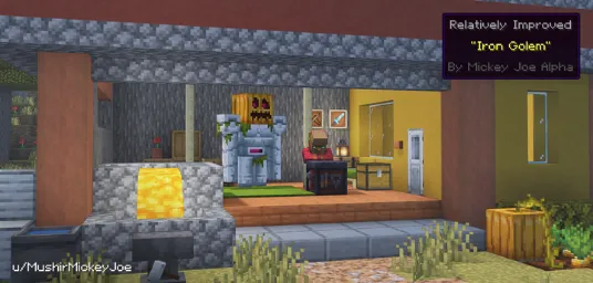 Oddiy temir golem — Minecraft tekstura, rasm 1