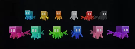 Rangli Allaylar — Minecraft tekstura, rasm 1