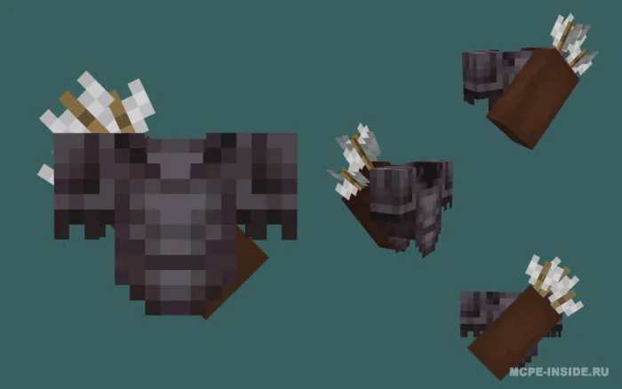 Bronadagi o'qdonlar — Minecraft tekstura, rasm 1