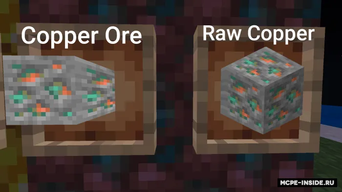 Yaxshilangan xom rudalar — Minecraft tekstura, rasm 3