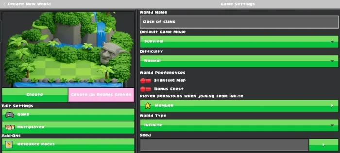 Clash of Clans bezagi — Minecraft tekstura, rasm 3