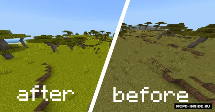 To'yingan tabiat — Minecraft tekstura, rasm 3