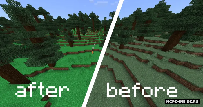 To'yingan tabiat — Minecraft tekstura, rasm 4