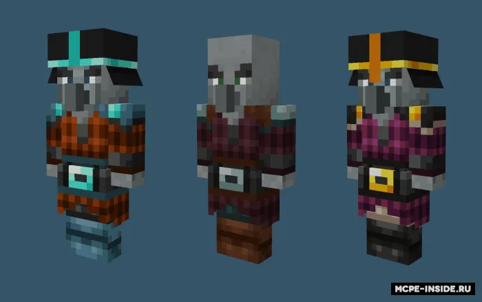 Qayta ishlangan qishloq va qaroqchilar — Minecraft tekstura, rasm 3