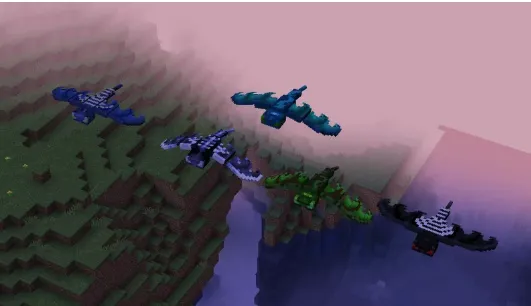 Yaxshilangan fantomlar — Minecraft tekstura, rasm 1