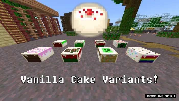 Tort variantlari — Minecraft tekstura, rasm 1