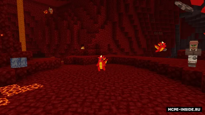 Tinch ajdarho — Minecraft tekstura, rasm 4
