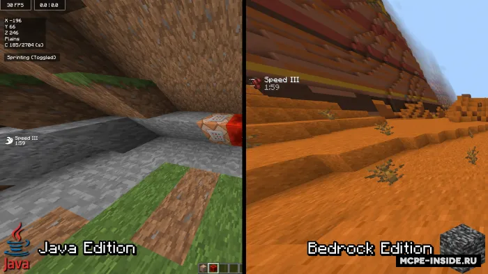Effektlar holatini namoyish etish — Minecraft tekstura, rasm 2