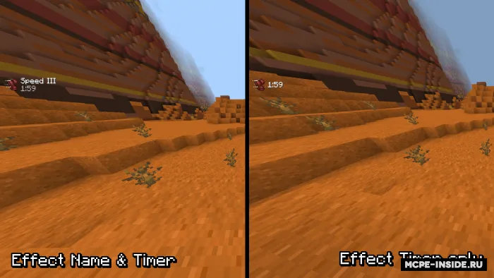 Effektlar holatini namoyish etish — Minecraft tekstura, rasm 3
