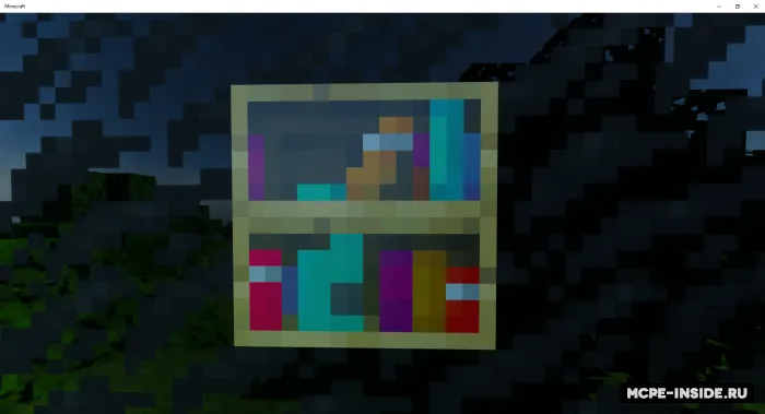Kitob javonlari tekstura variantlari — Minecraft tekstura, rasm 2