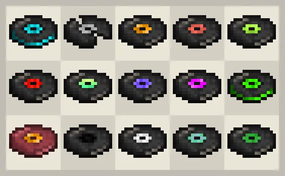 Yaxshilangan musiqa disklari — Minecraft tekstura, rasm 1