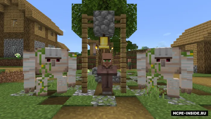 Temir golem uchun oddiy model — Minecraft tekstura, rasm 2