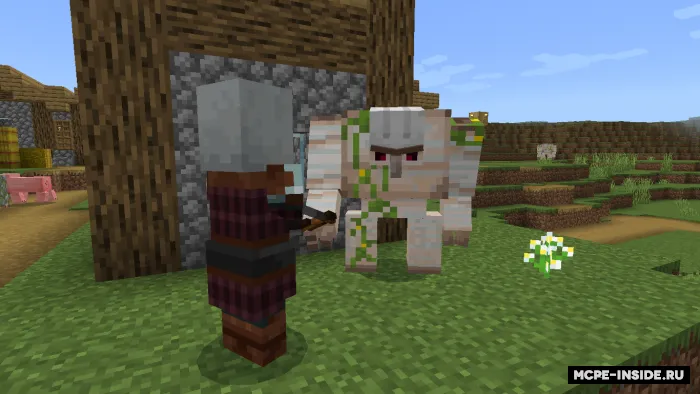 Temir golem uchun oddiy model — Minecraft tekstura, rasm 4
