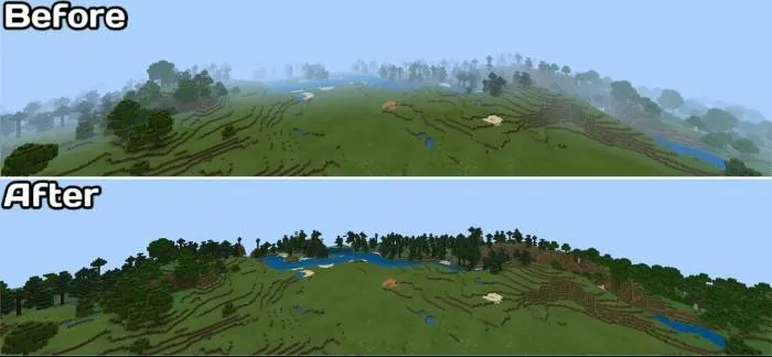 FPS optimizatsiyasi — Minecraft tekstura, rasm 1