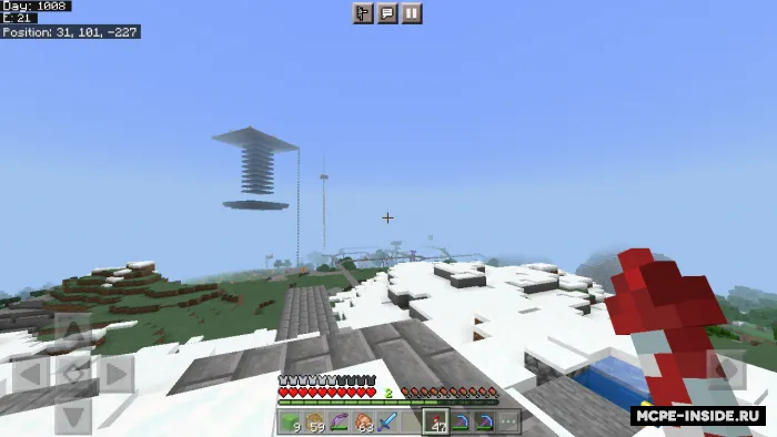 Kun va mavjudotlar hisoblagichi — Minecraft tekstura, rasm 1