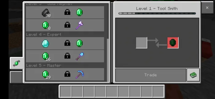 Barcha savdolar ko'rinadi — Minecraft tekstura, rasm 1