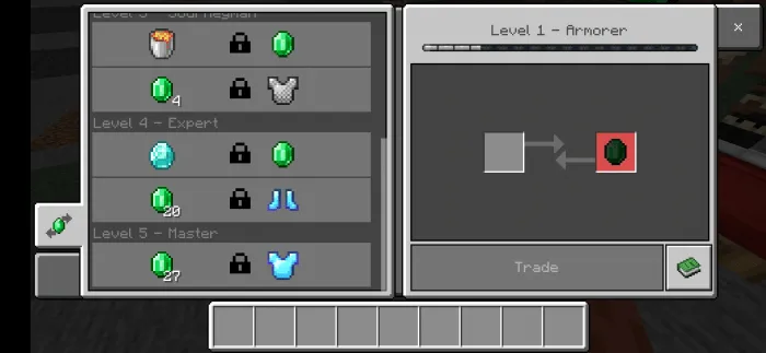 Barcha savdolar ko'rinadi — Minecraft tekstura, rasm 2