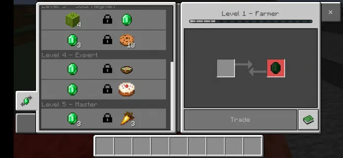 Barcha savdolar ko'rinadi — Minecraft tekstura, rasm 3