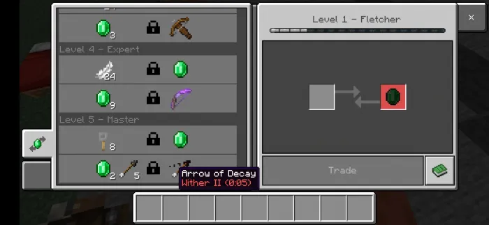 Barcha savdolar ko'rinadi — Minecraft tekstura, rasm 4