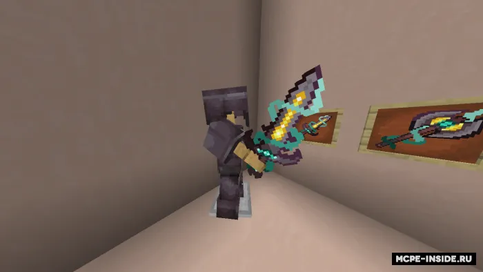 Yaxshilangan netherit qurollar — Minecraft tekstura, rasm 3