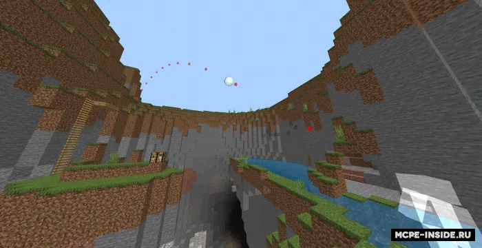 Qor to'plari trayektoriyasi — Minecraft tekstura, rasm 1