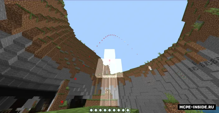 Qor to'plari trayektoriyasi — Minecraft tekstura, rasm 3
