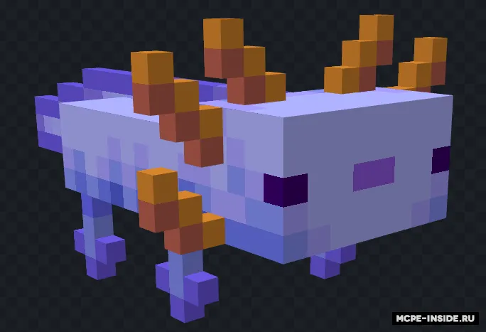 Aksolotl qayiqlari — Minecraft tekstura, rasm 1