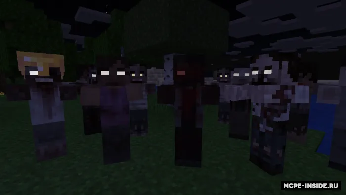 Zombie Tissou — Minecraft tekstura, rasm 3