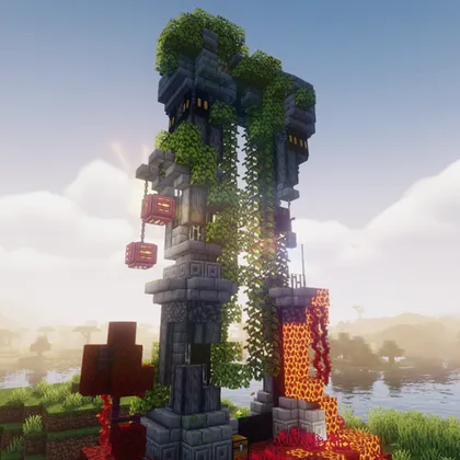 Nebulus better portals — Minecraft mod, rasm 1