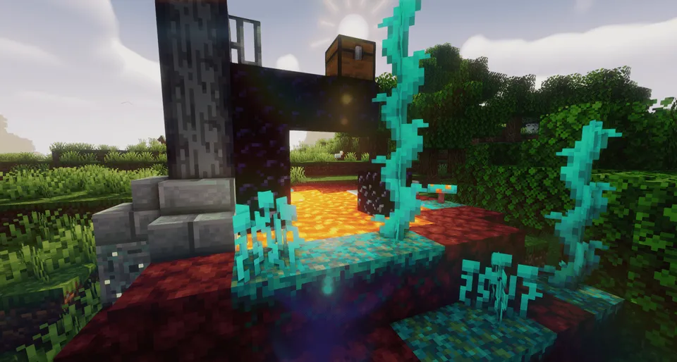 Nebulus better portals — Minecraft mod, rasm 5
