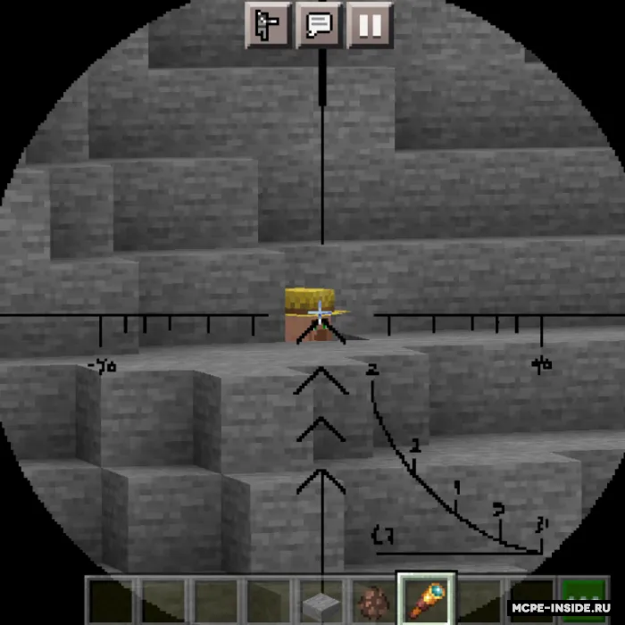 Durbindagi snayper nishoni — Minecraft tekstura, rasm 1