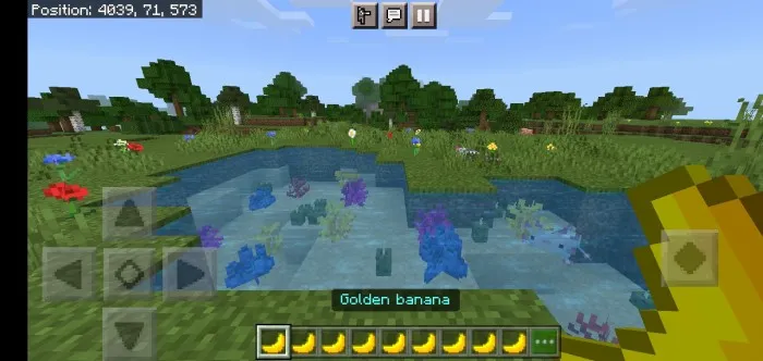 Olmalardan banangacha — Minecraft tekstura, rasm 2