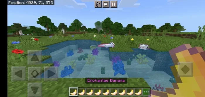 Olmalardan banangacha — Minecraft tekstura, rasm 3