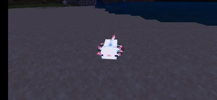 Porlab turuvchi aksolotllar — Minecraft tekstura, rasm 3