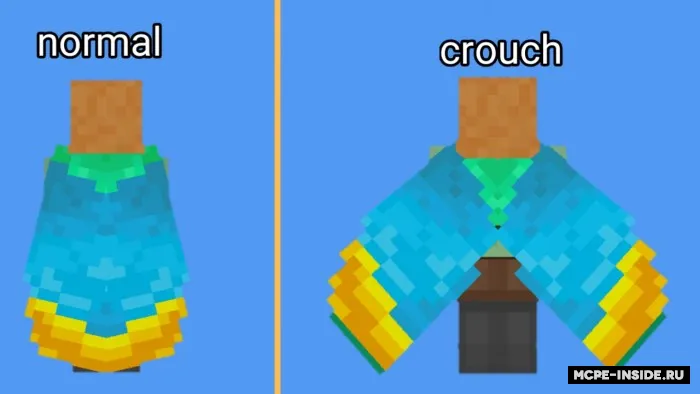 Elitralar+ — Minecraft tekstura, rasm 2