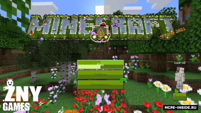 Bahor 2021 — Minecraft tekstura, rasm 3