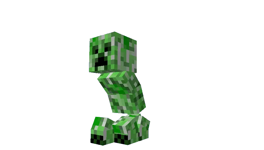Yangi creeper animatsiyasi — Minecraft tekstura, rasm 1