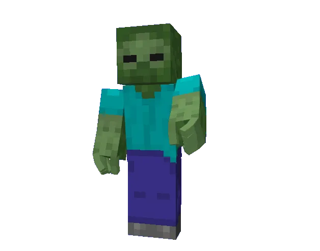 Yangi zombi animatsiyalari — Minecraft tekstura, rasm 2