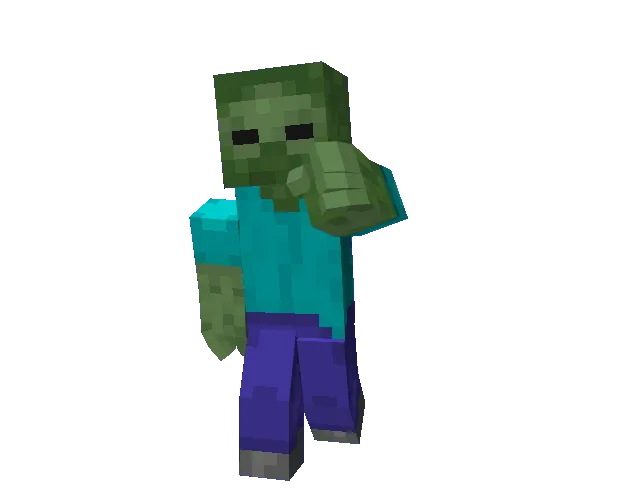 Yangi zombi animatsiyalari — Minecraft tekstura, rasm 3